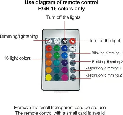 3D Holographic Water Ripple Romantic Ambient Lighting for Child's Room, Meditation Relaxation, Night Light