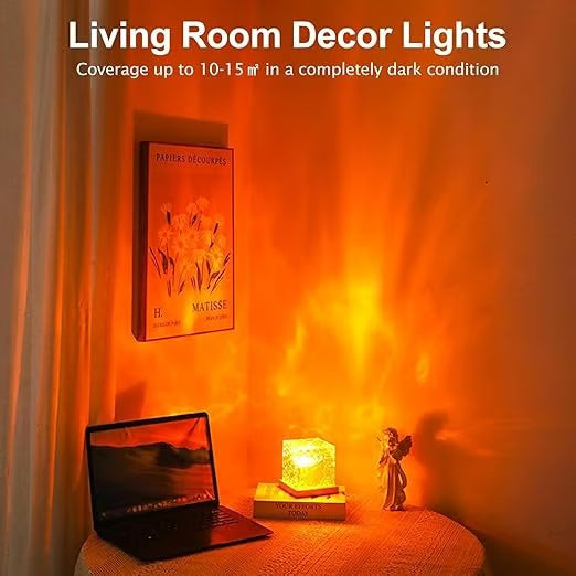 3D Holographic Water Ripple Romantic Ambient Lighting for Child's Room, Meditation Relaxation, Night Light