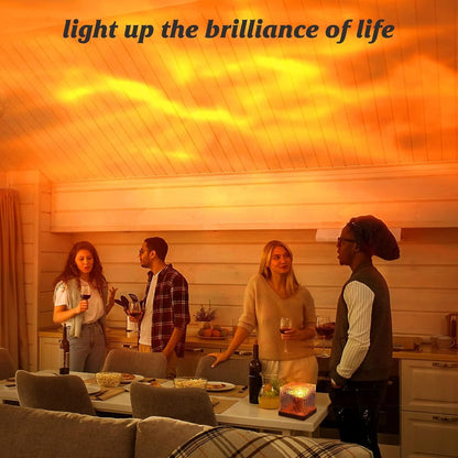 3D Holographic Water Ripple Romantic Ambient Lighting for Child's Room, Meditation Relaxation, Night Light